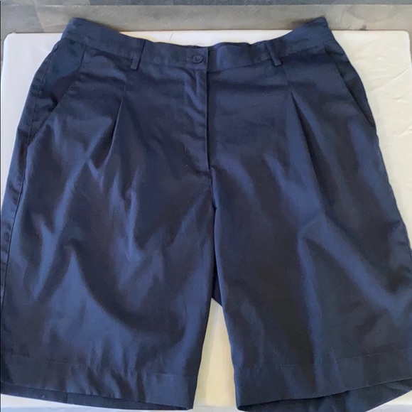 Navy Blue Fairway Golf Shorts - Picture 3 of 5